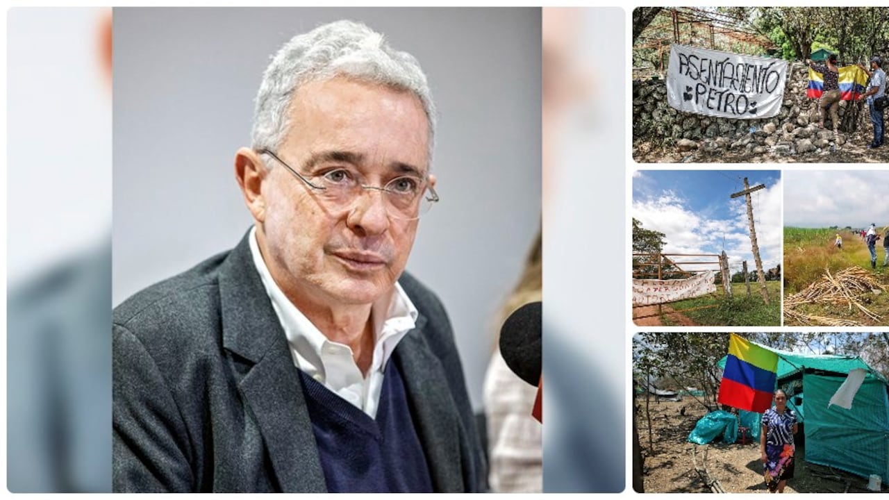 El expresidente Álvaro Uribe se refirió a las invasiones ilegales de tierras en Colombia.