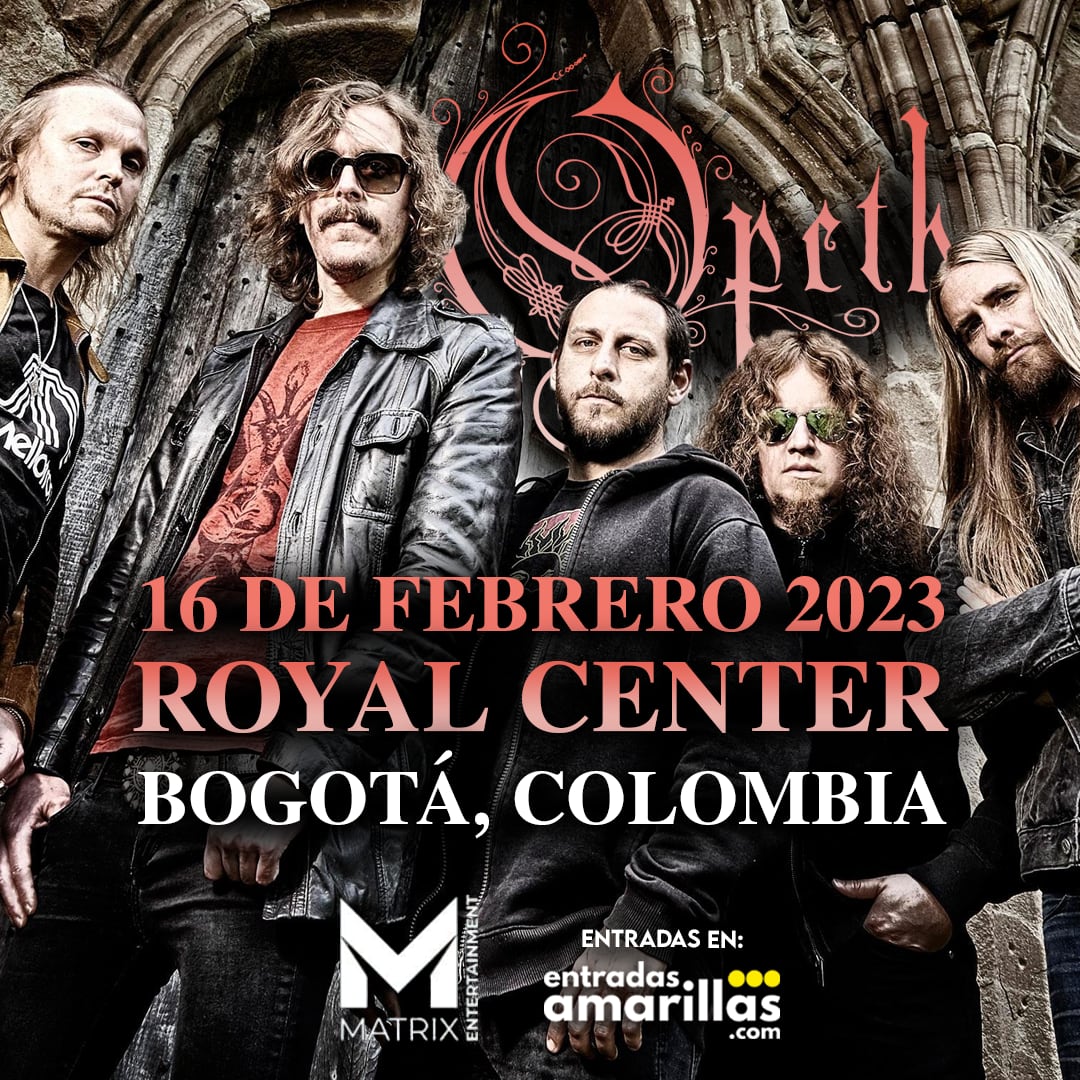 Opeth: Mikael Åkerfeldt (voz, guitarra), Martín Méndez (bajo), Fredrik Åkesson (guitarra), Joakim Svalberg (teclados) y Waltteri Väyrynen (batería).