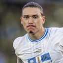 Darwin Núñez le dio la igualdad final a Uruguay en el partido ante Colombia