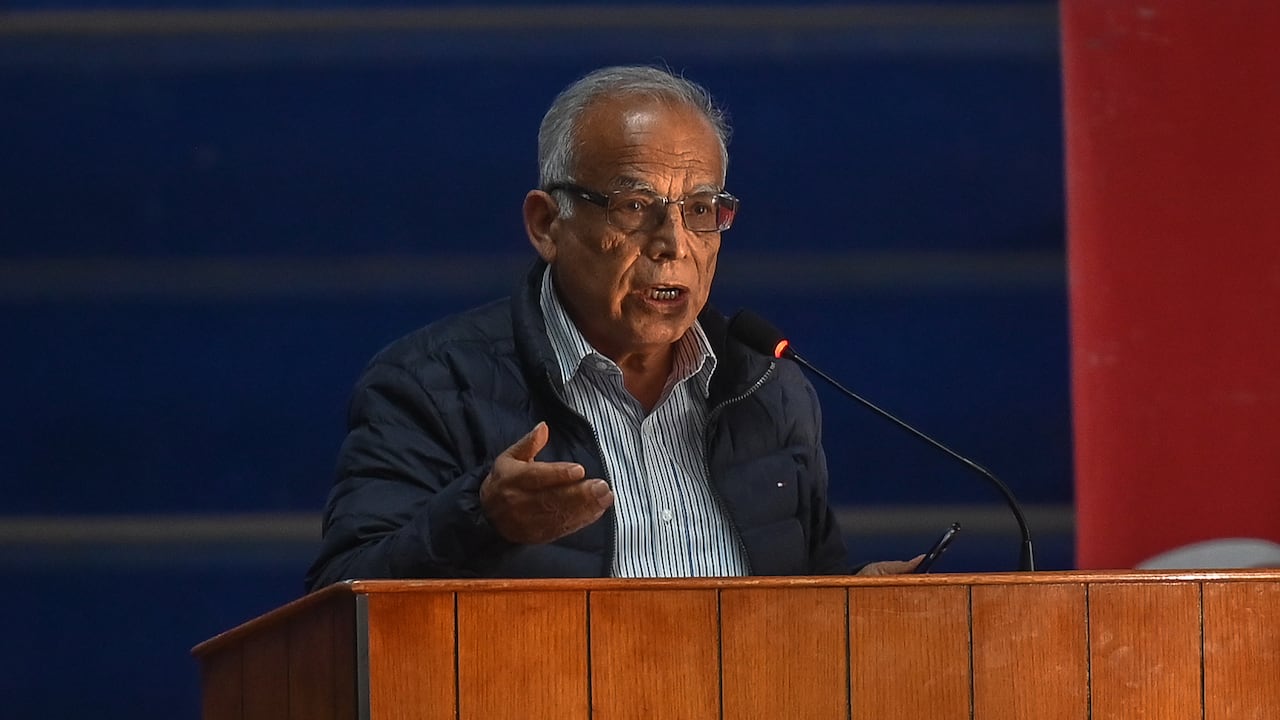 Aníbal Torres, presidente del consejo de ministros, defendió el proyecto de la constituyente. (Photo by Artur Widak/NurPhoto via Getty Images)