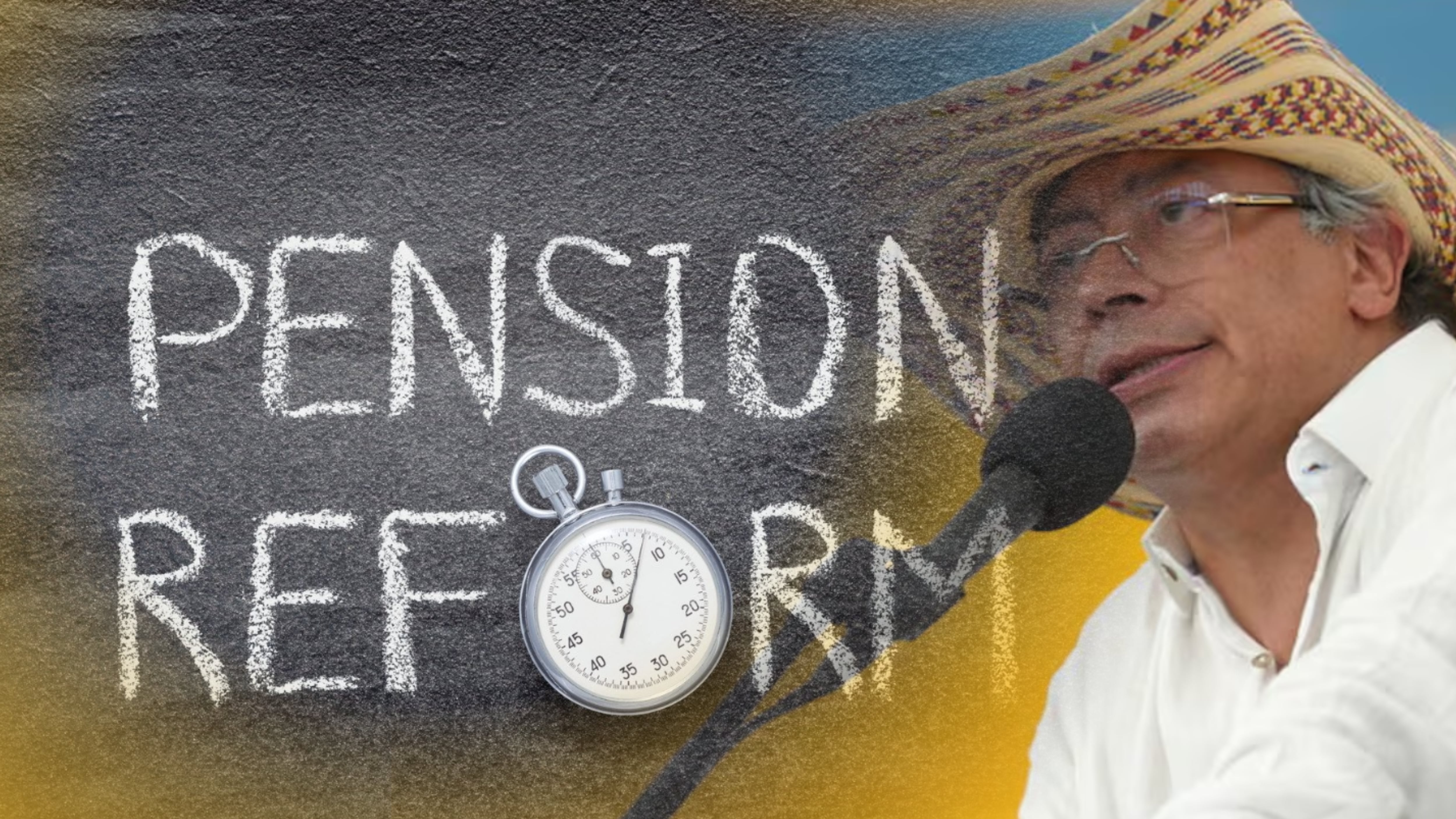 Las declaraciones de Petro en Bucaramanga sobre la reelección y la reforma pensional.