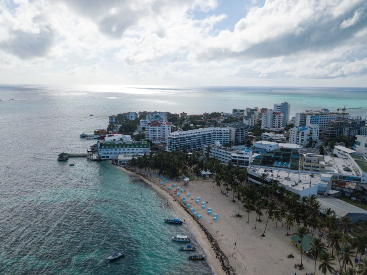 La vida cotidiana en la Isla de San Andrés, Colombia, el 21 de diciembre de 2020