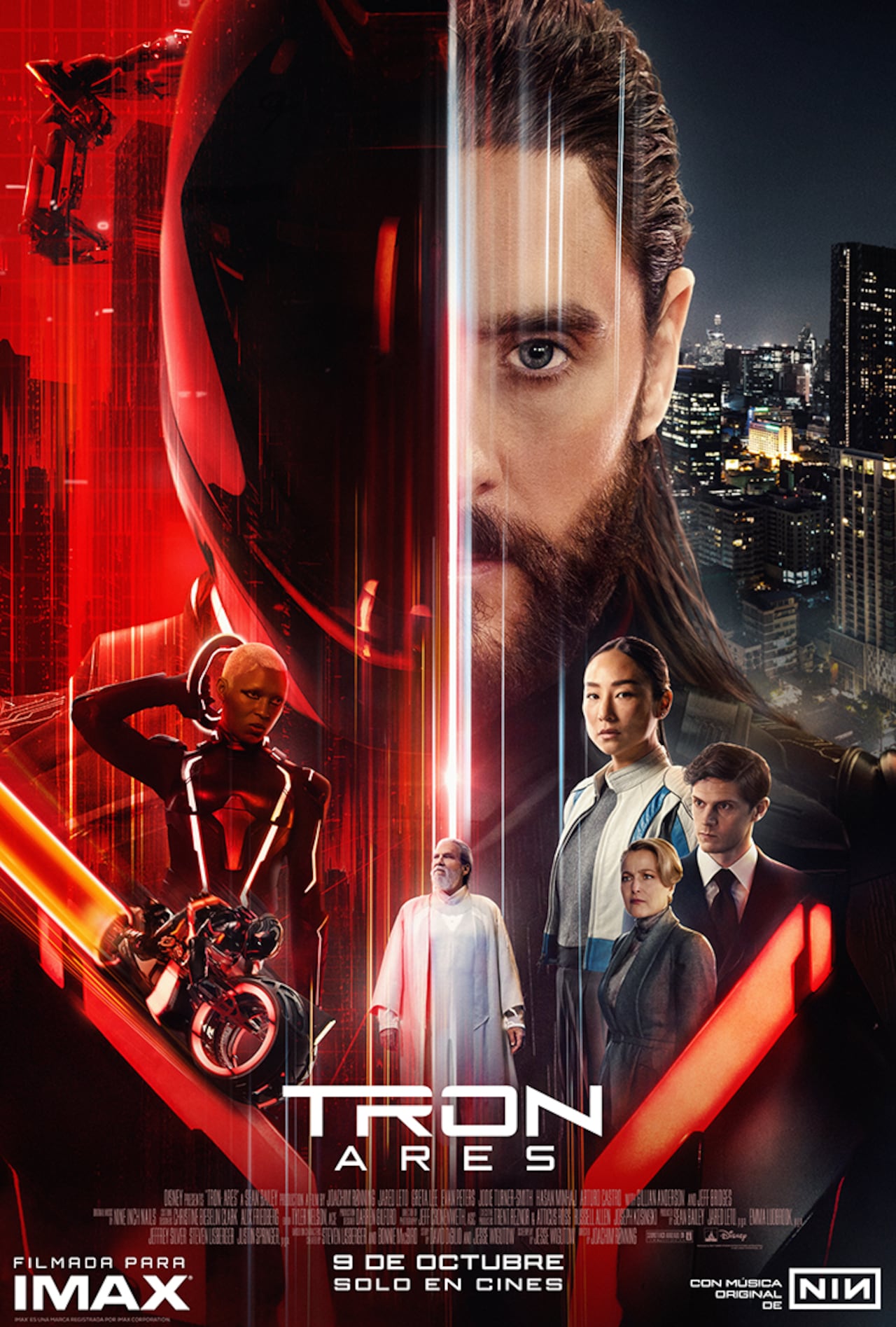 Tron: Ares, el próximo estreno que llegará a las salas de los cines colombianos.