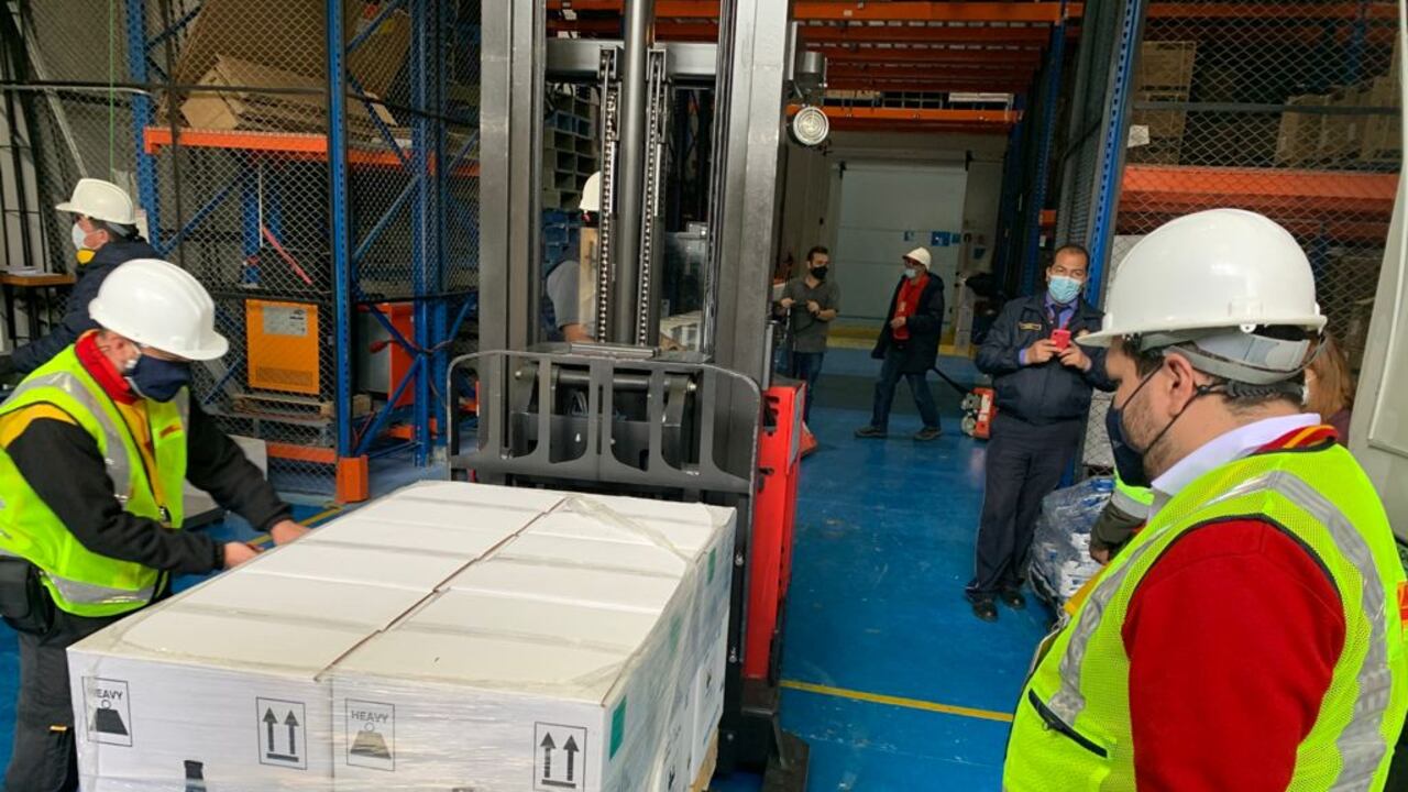 Colombia recibió 339.300 dosis de vacunas de Pfizer.