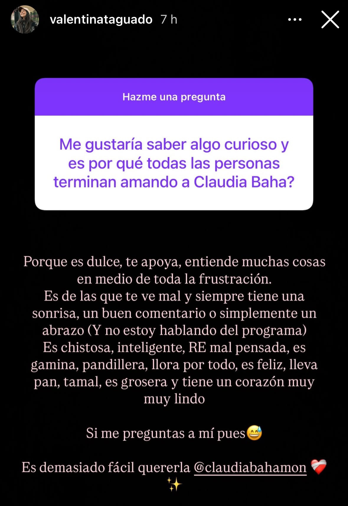 La famosa locutora dijo cómo era trabajar con Claudia Bahamón en MasterChef Celebrity.