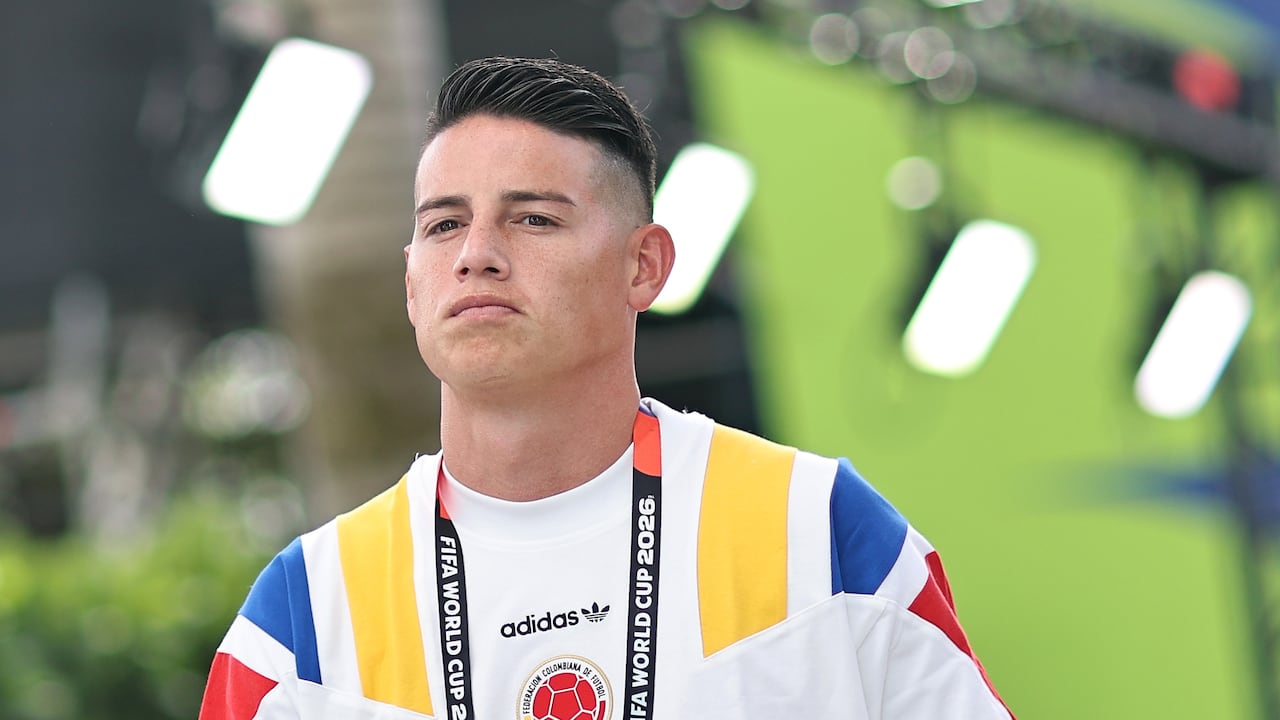 El jugador colombiano James Rodríguez no tiene definido su futuro luego del Mundial 2026.