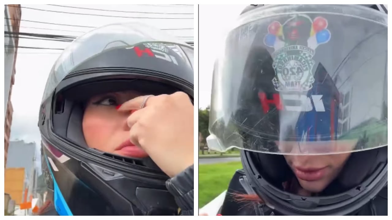 Quedó en video el momento en el que hurtaron a reconocida 'influencer'.