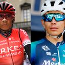 Nairo Quintana y 'Supermán' López.