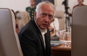 Guillermo Alfonso Jaramillo, ministro de Salud, el 16 de febrero de 2026, en Bogotá
