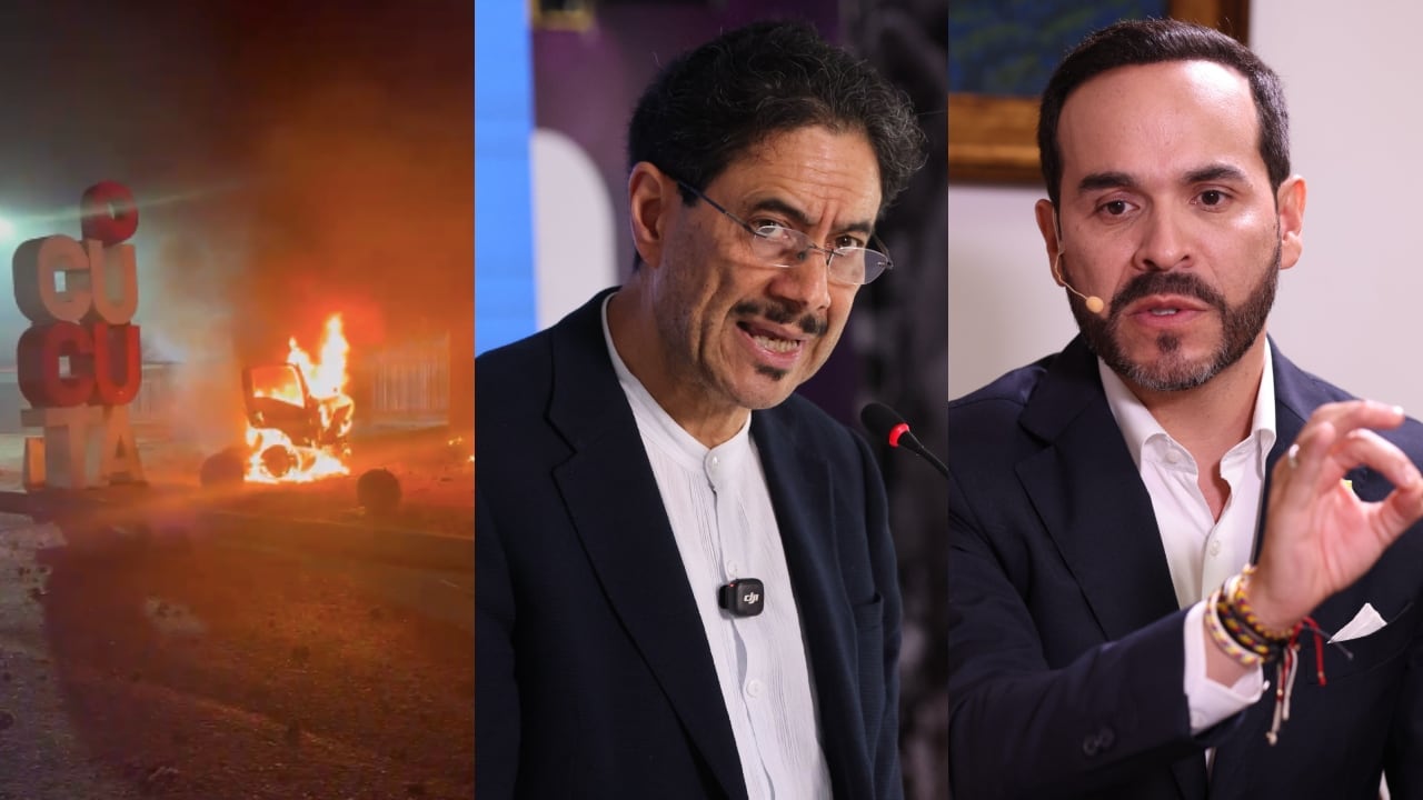 De izquierda a derecha: Atentado en Cúcuta, Iván Cepeda y Abelardo De La Espriella.