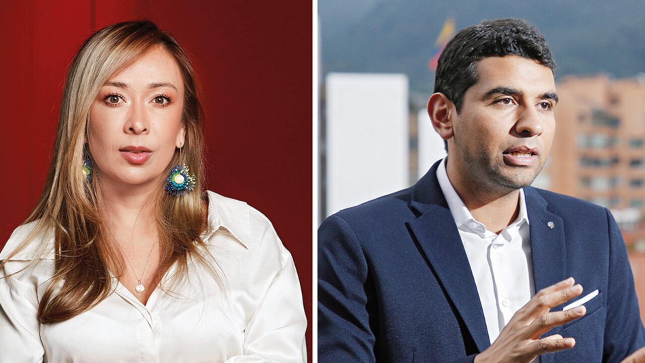 Los nombres de los representantes a la Cámara Katherine Miranda, de Alianza Verde, y David Racero, del Pacto Histórico, están en las cuentas de varios para la alcaldía de Bogotá.