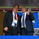 Ramón Jesurún con Gianni Infantino