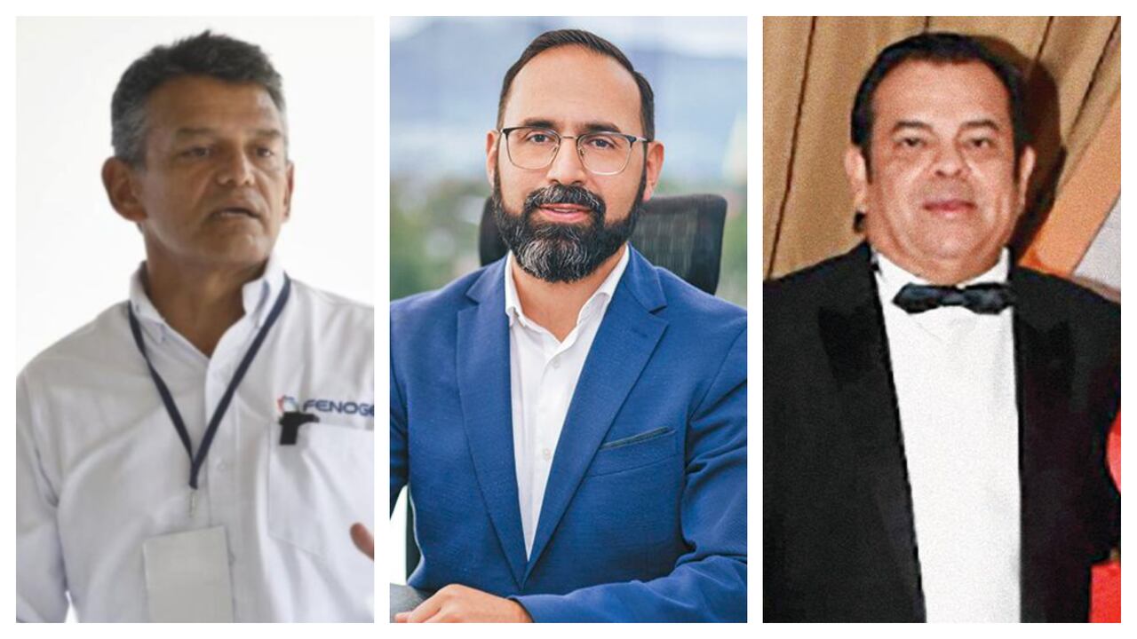 Pablo Barrera, Andrés Camacho y Euclides Torres.