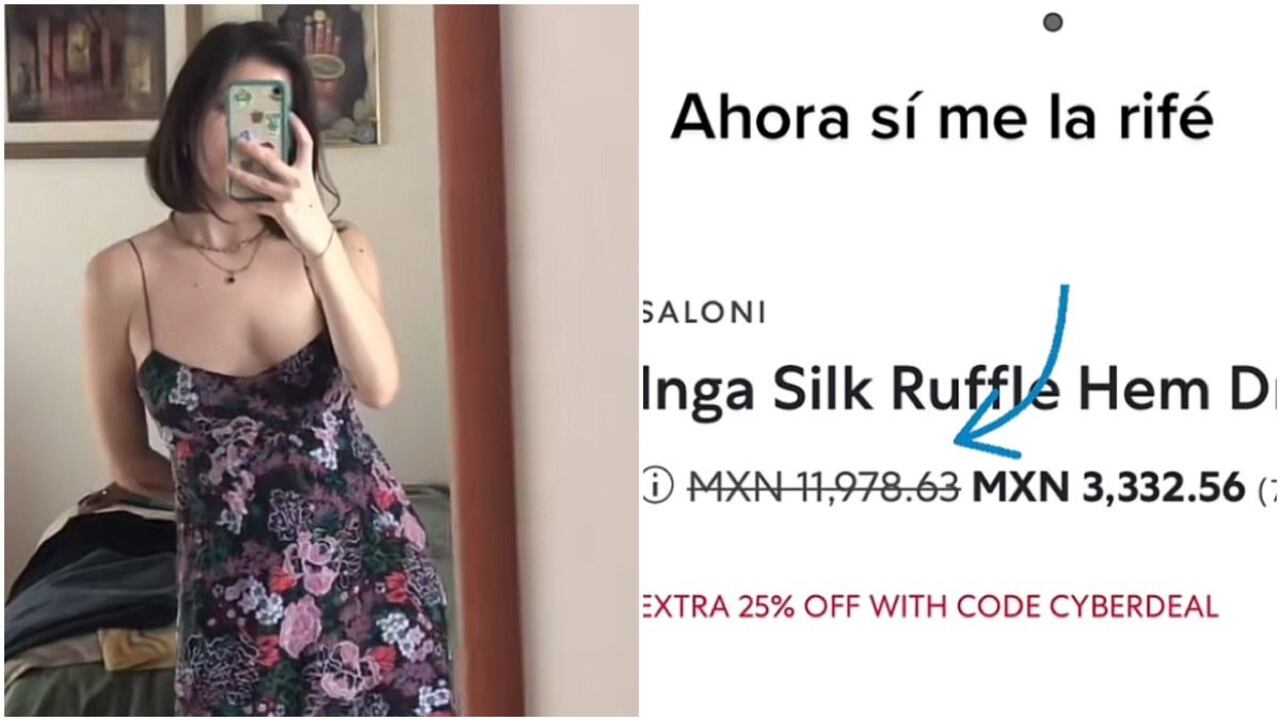 Regina decidió investigar a fondo sobre el origen y precio de su nuevo vestido favorito.