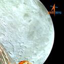 Foto de archivo de la Luna, observada por el módulo de aterrizaje Chandrayaan -3 durante la inserción en la órbita.
