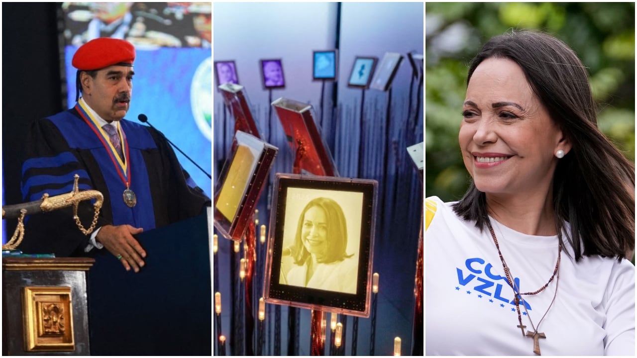 Nicolás Maduro y María Corina Machado.