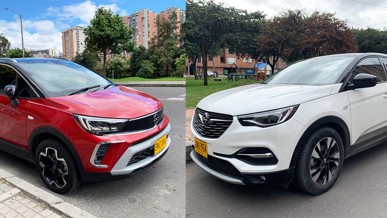 Opel Crossland (Izquierda) y Opel Grandland X (Derecha) son las apuestas de la marca alemana a su llegada a Colombia.