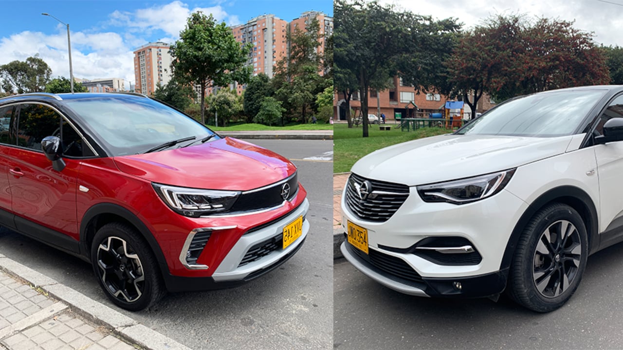 Opel Crossland (Izquierda) y Opel Grandland X (Derecha) son las apuestas de la marca alemana a su llegada a Colombia.
