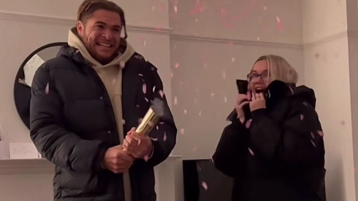 Jenna Cowan y su novio