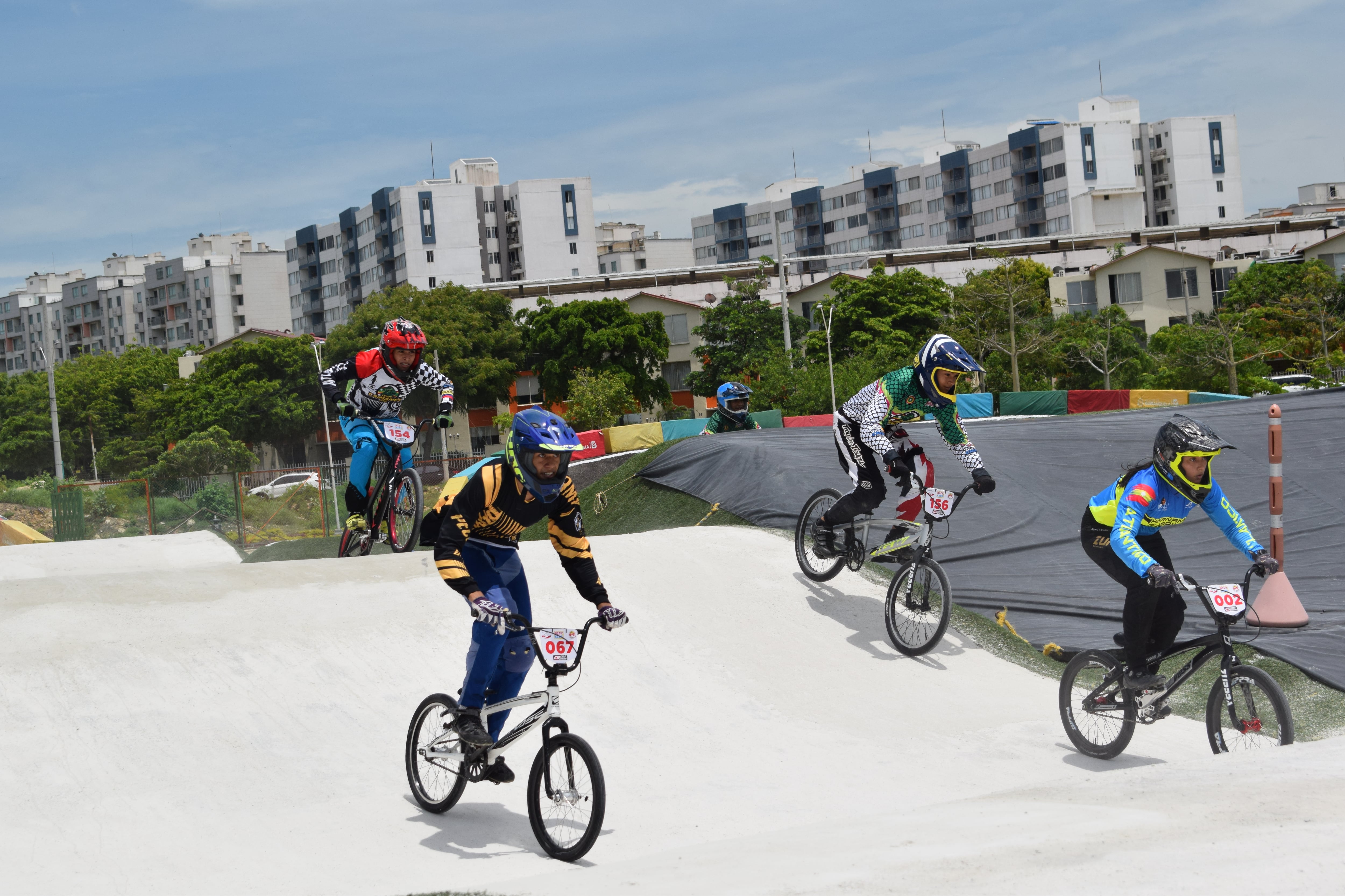 La pista de BMX Daniel Eduardo Barragán se inauguró en 2018 en la capital del Atlántico.