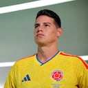 James Rodríguez en medio de la disputa del Mundial 2026
