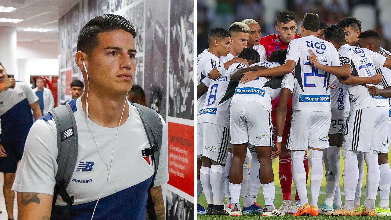 James Rodríguez y José Enamorado, podrían resultar juntos en São Paulo.