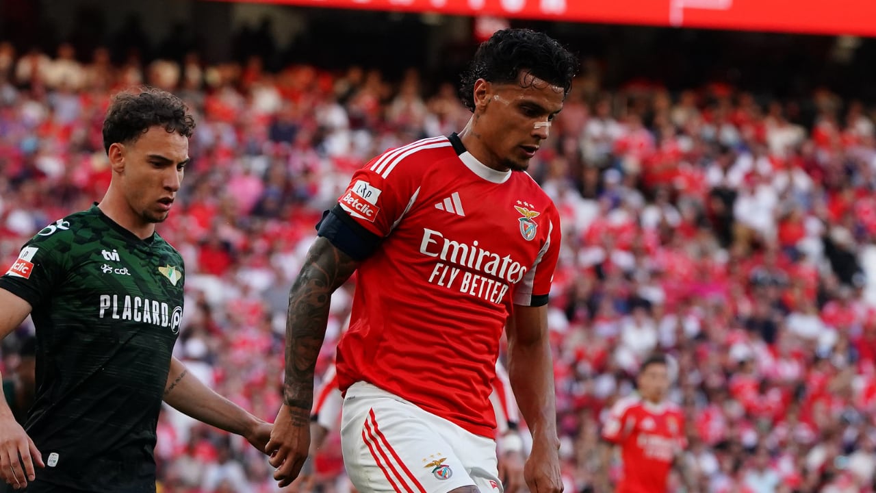 Richard Ríos, colombiano figura con Benfica.