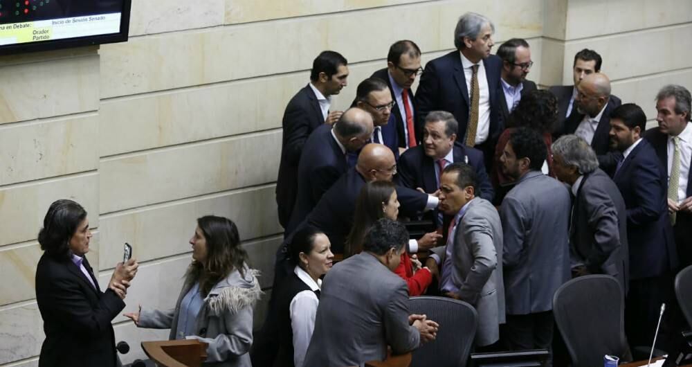 Debate de objeciones a la JEP en el Congreso - Foto: referencia SEMANA