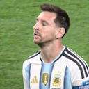 Lionel Messi reacciona a su penal errado contra Austria en el Mundial 2026
