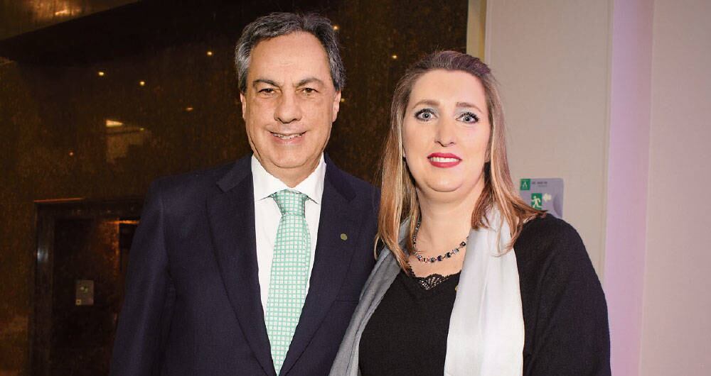 Antonio Aljure y Stéphanie Lavaux.