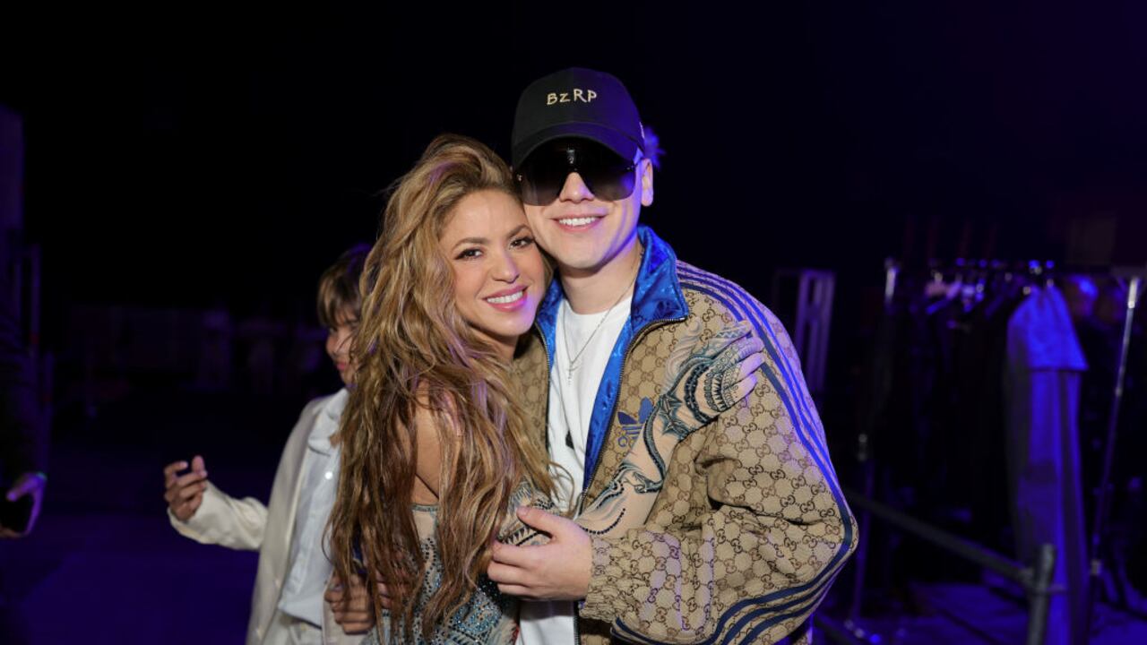 Shakira y Bizarrap estuvieron nominados en diferentes categorías de los Latin Grammy (Photo by Rodrigo Varela/Getty Images for Latin Recording Academy)