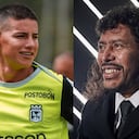 James Rodríguez y René Higuita