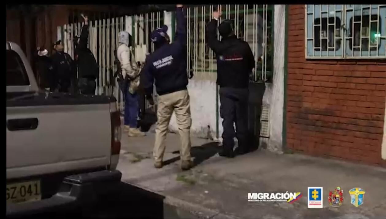 Imagen del operativo liderado por el CTI con el apoyo del Ejército, Migración Colombia y la Embajada de EEUU.