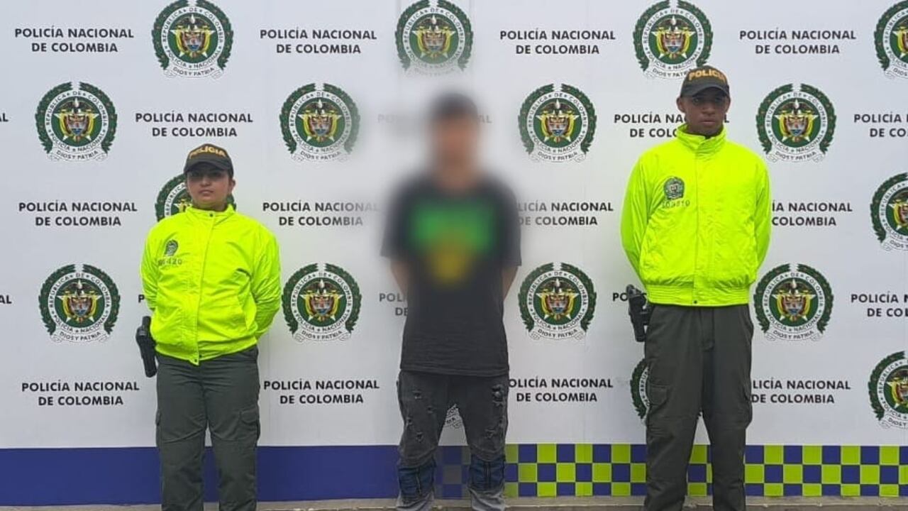 El capturado de 20 años fue dejado a disposición de la autoridad competente.
