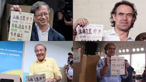 Votacion 29 mayo
Gustavo Petro, Federico Gutierrez, Rodolfo Hernadez Sergio Fajardo
Foto Esteban la Rotta, AP, Liliana Rincon, David Estrada
