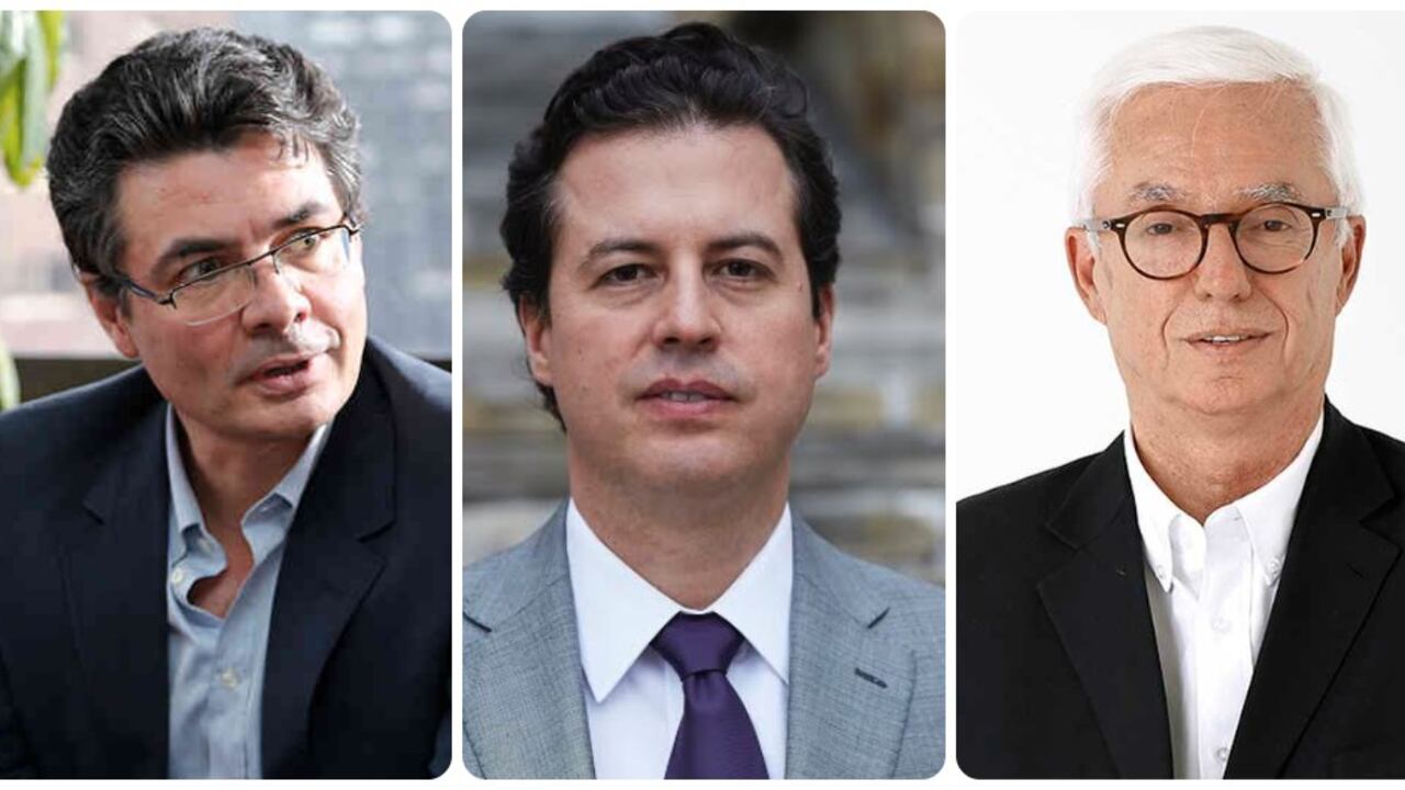 Alejandro Gaviria, Juan Manuel Galán y Jorge Robledo