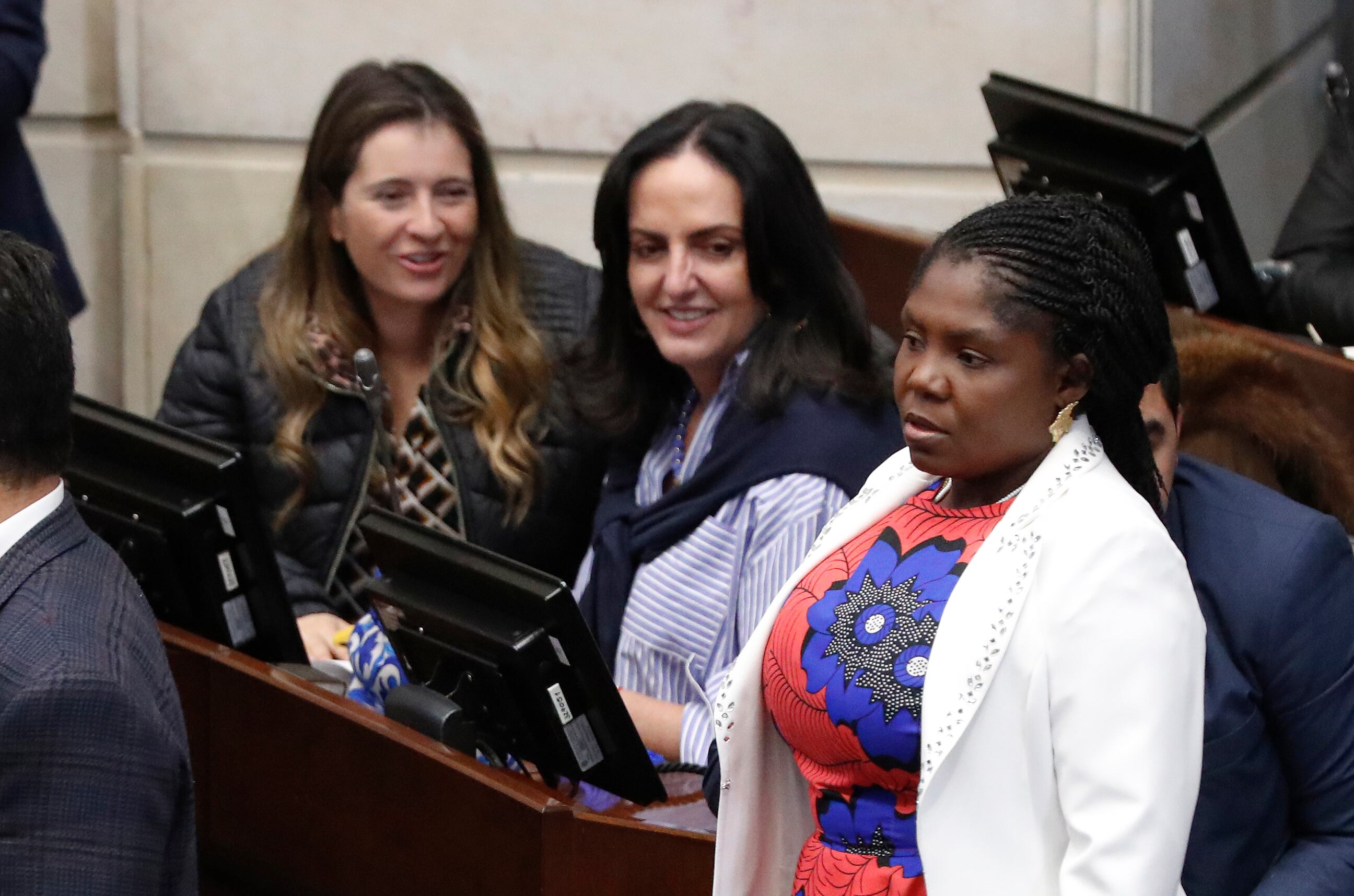 Francia Márquez, María Fernanda Cabal y Paloma Valencia