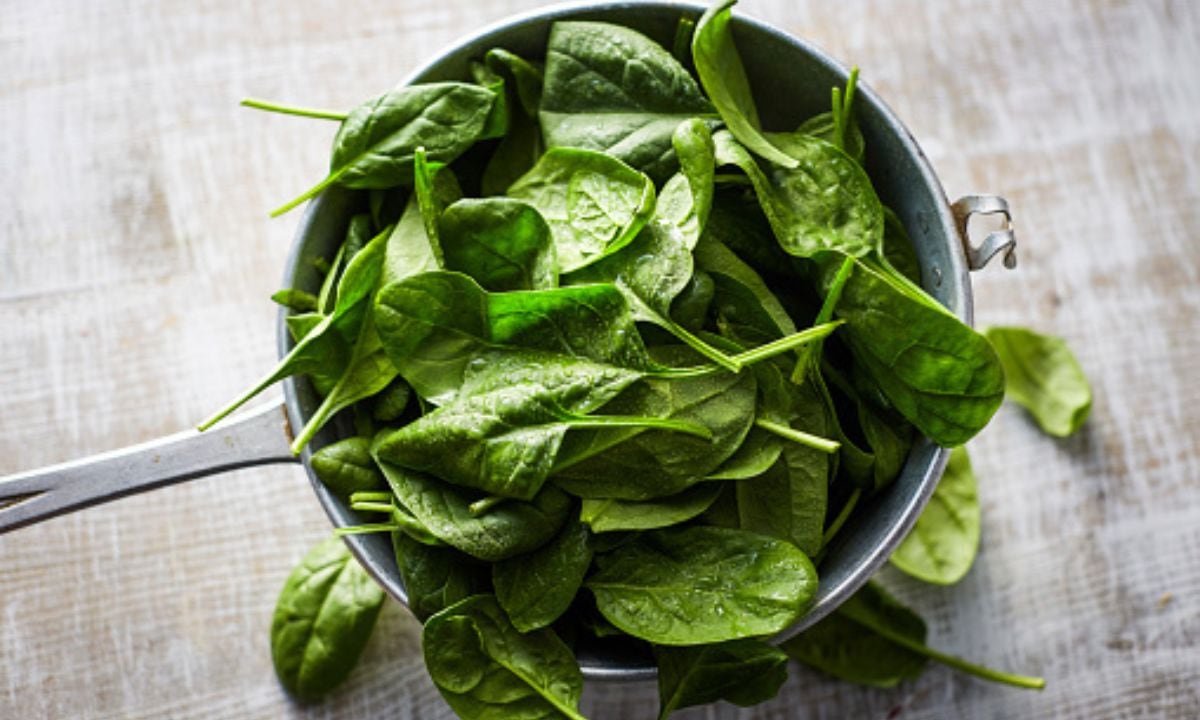 Efectos de las espinacas.