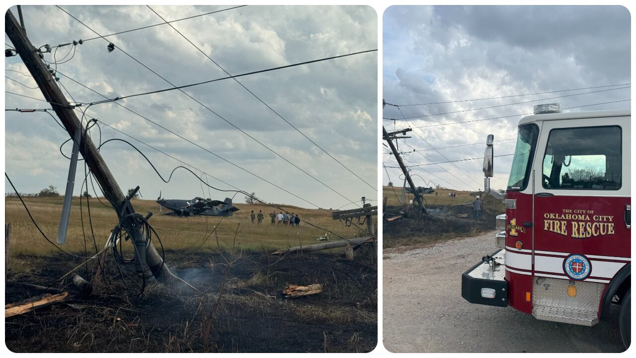El avión estaba en un vuelo de entrenamiento.