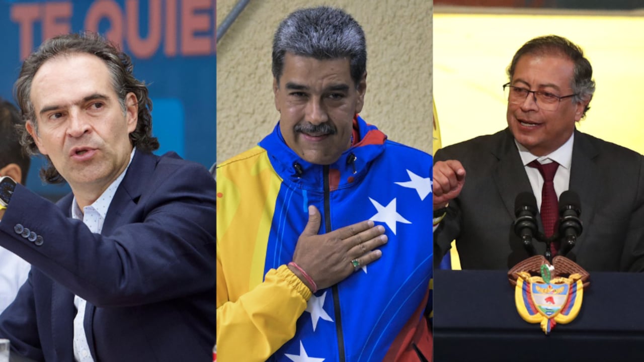 Federico Gutiérrez, Nicolás Maduro y Gustavo Petro.