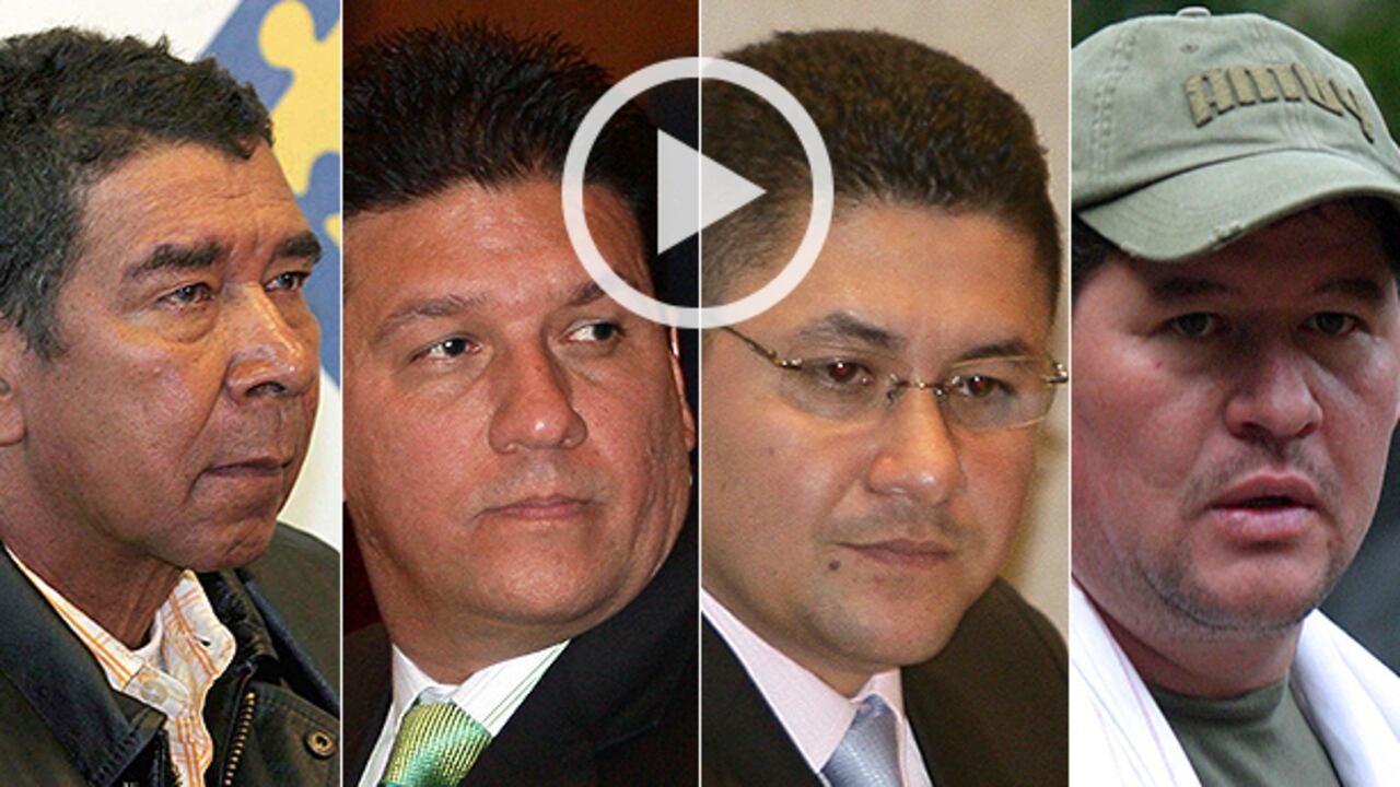 Ramón Isaza, Diego Vecino, Don Antonio, Mono Leche.