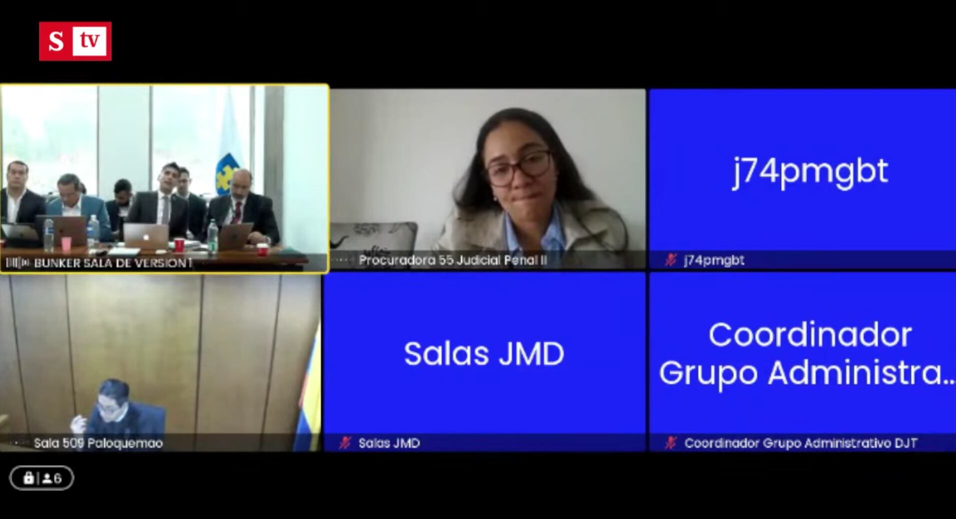 Audiencia imputación de cargos de Nicolás Petro y Day Vásquez