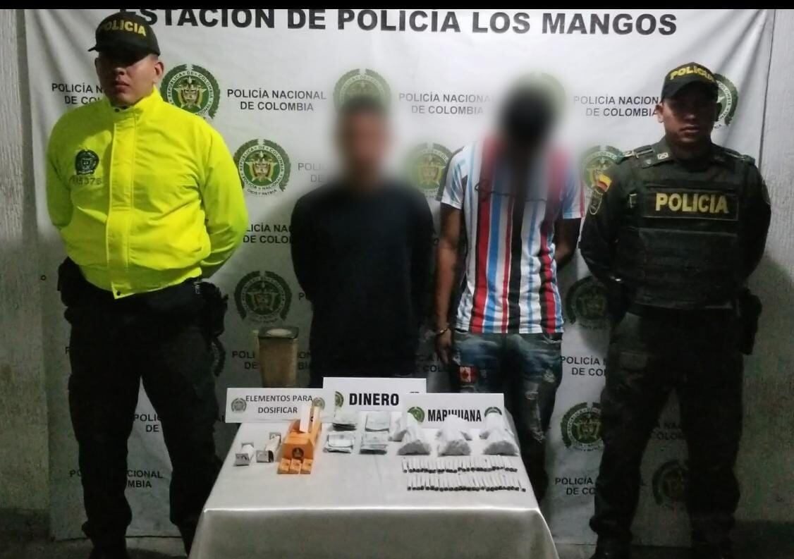 Tanto los capturados como los elementos materiales probatorios, fueron dejados a disposición de la Fiscalía 31 especializada de Cali.