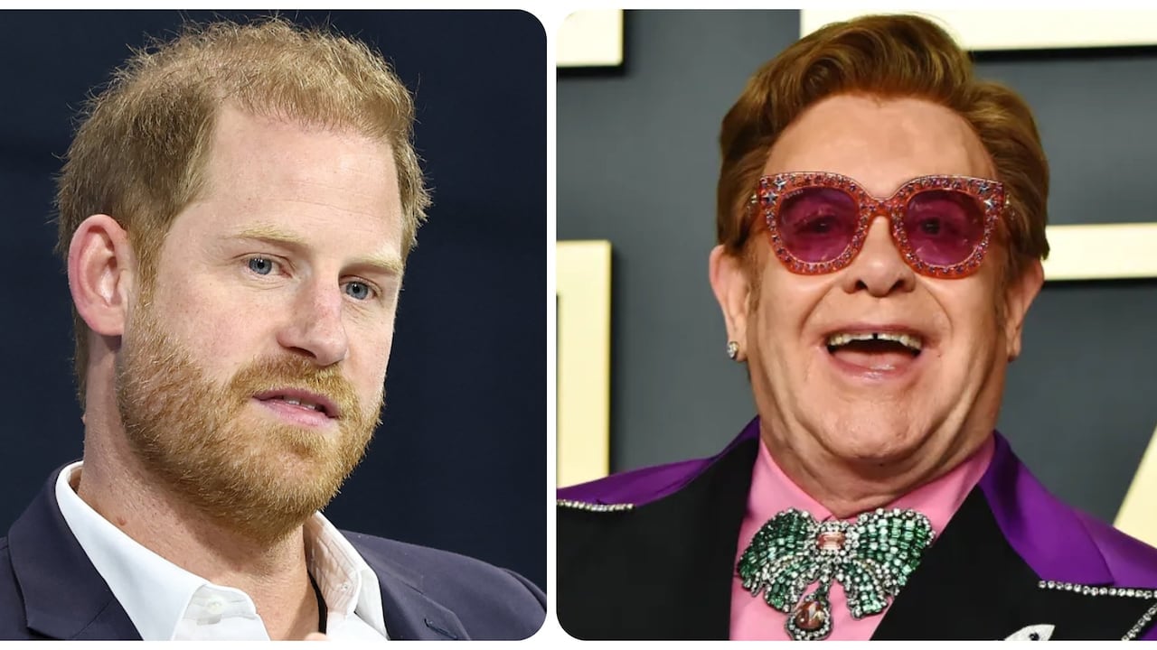 Príncipe Harry y Elton John