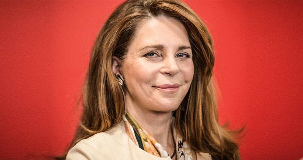 La reina de Jordania, Noor. Foto: Getty Images