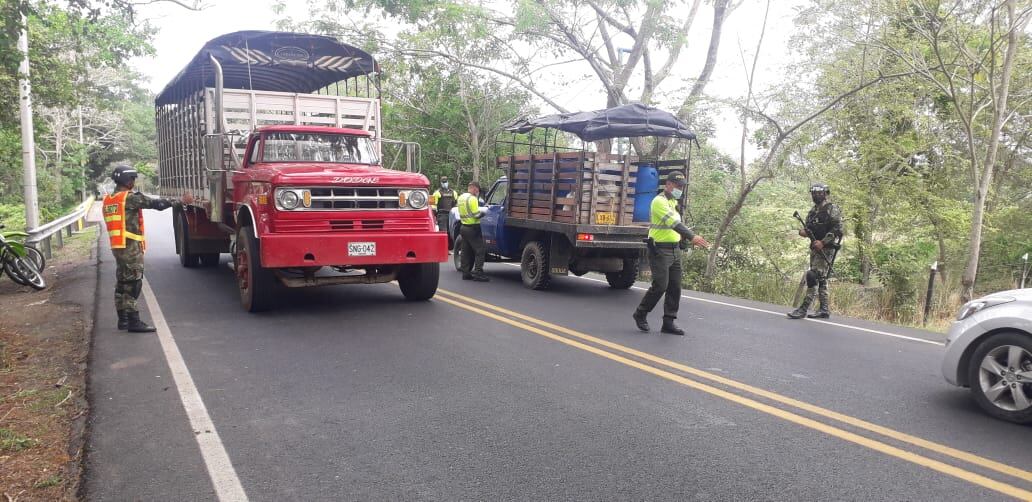 En carreteras de Turbo, Antioquia