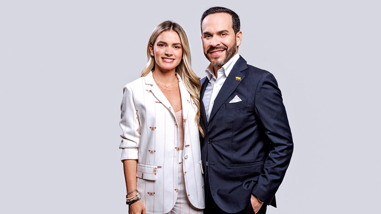 Abelardo de la Espriella y su esposa Ana Lucía Pineda.