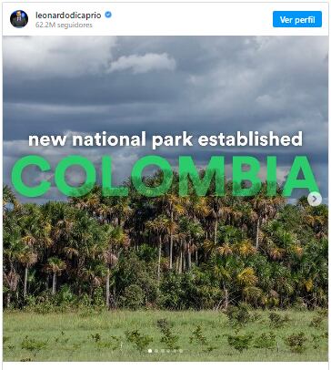 Foto: Instagram @leonardodicaprio