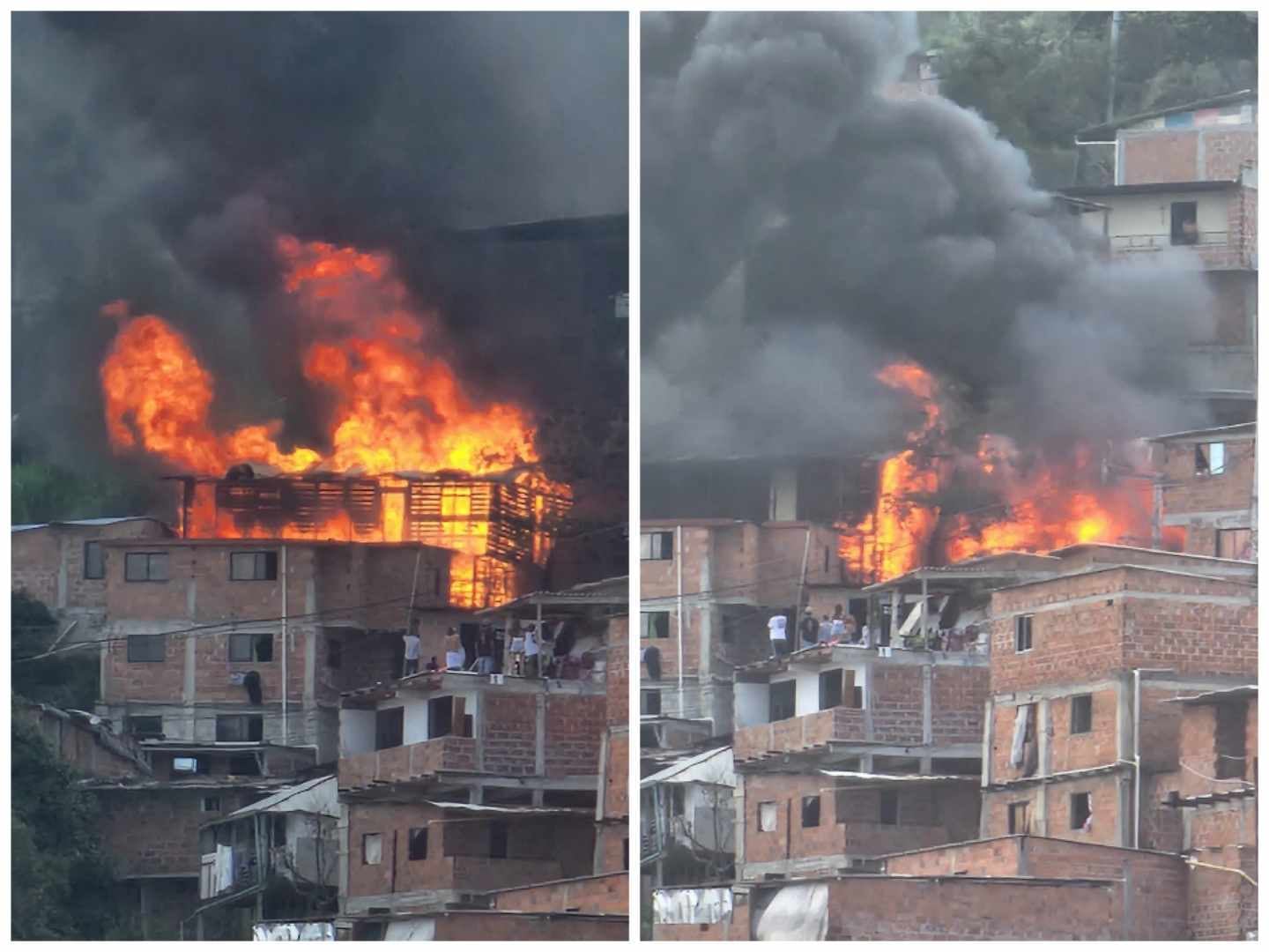 Los bomberos lograron controlar el incendio.