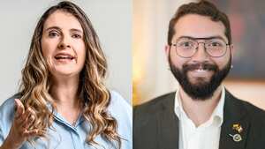 Paloma Valencia y Moisés Ninco, embajador de Colombia en México.